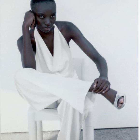 Zara Satin Jumpsuit - Picture 2 of 7